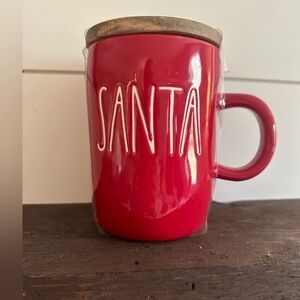 Rae Dunn Red Santa Mug